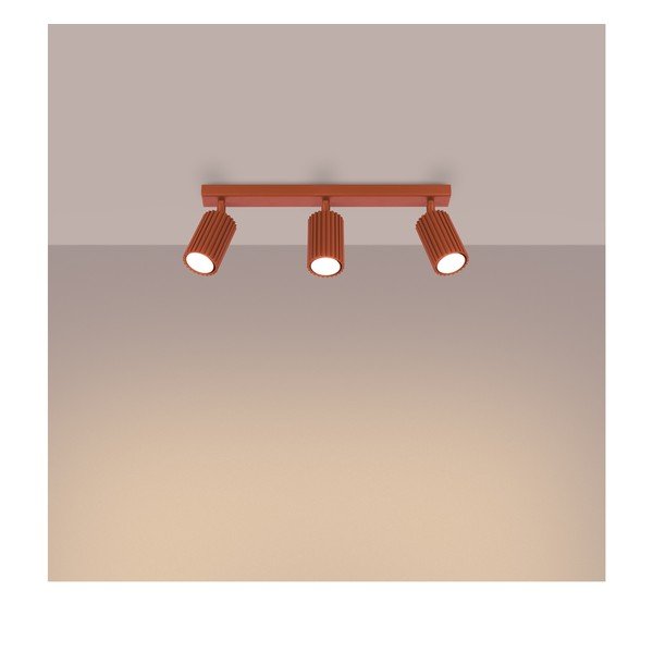 Bodové svítidlo v cihlové barvě 6,5x45 cm Gleam – Sollux-image-2