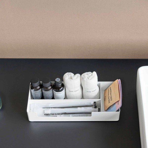 Bílý kovový koupelnový organizér Amenity – YAMAZAKI-image-1
