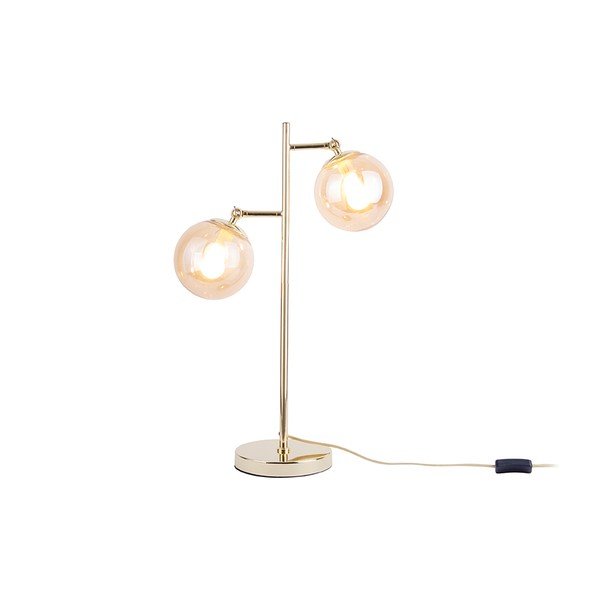 Stolní lampa ve zlaté barvě Leitmotiv Shimmer, výška 64 cm-image-1