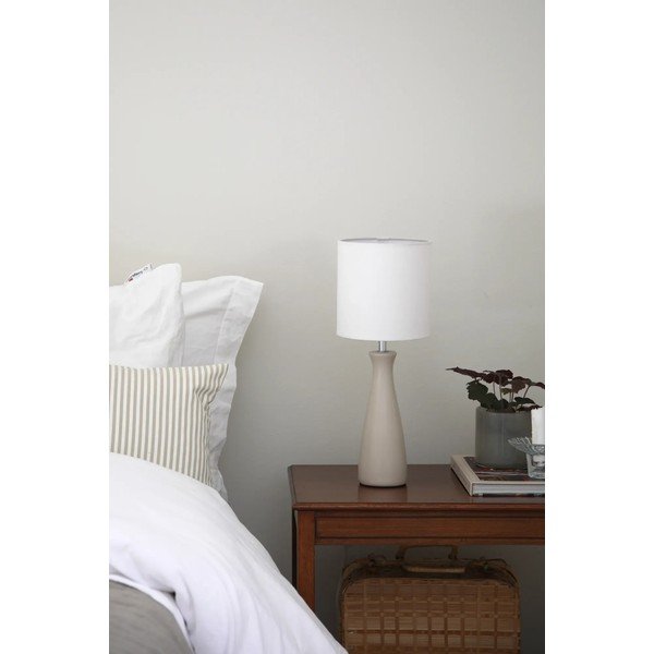 Krémová stolní lampa s textilním stínidlem (výška 42 cm) Birillo – Markslöjd-image-2