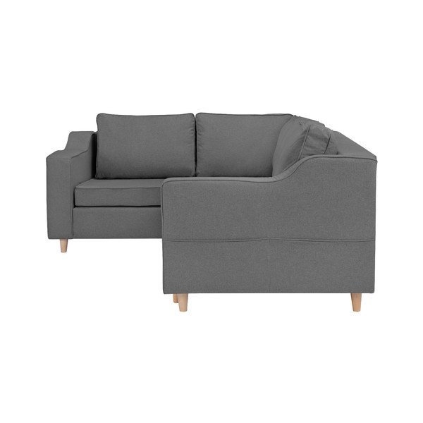 Šedá rozkládací čtyřmístná pohovka Mazzini Sofas Jonquille, levý roh-image-4