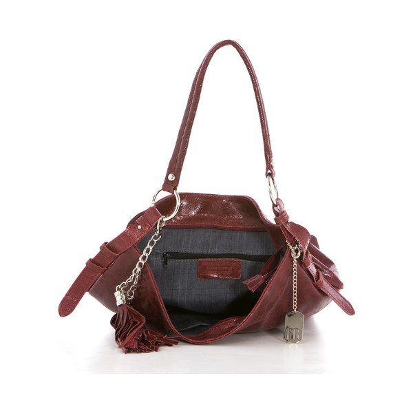 Kožená kabelka Hobo Bordeaux-image-3