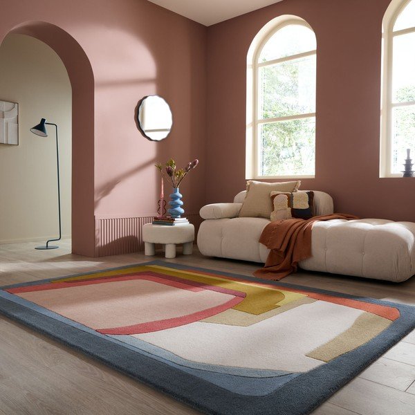 Ručně tkaný vlněný koberec 140x200 cm Elwin Wool – Flair Rugs-image-1