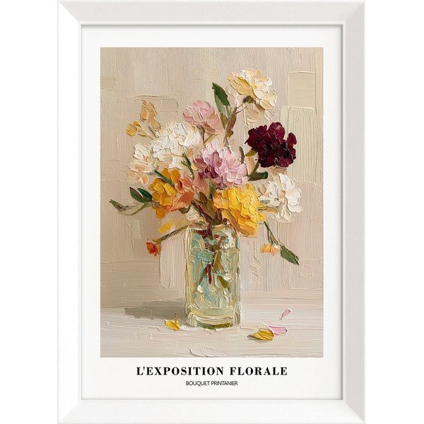 Tištěný obraz s rámem 56x75 cm Sunny Bouquet – Styler