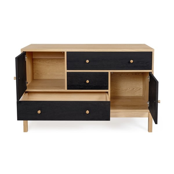 Černo-hnědá komoda Woodman AbbeyWood-image-4