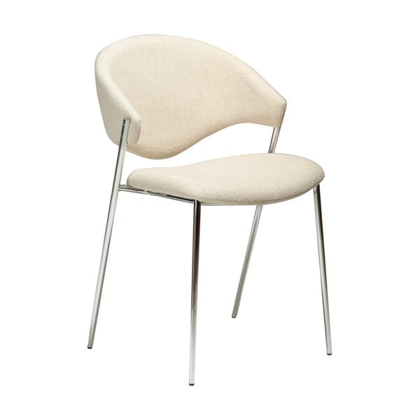 Krémová čalouněná jídelní židle Zone – DAN-FORM Denmark