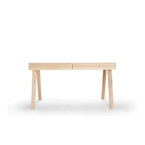 Psací stůl z jasanového dřeva EMKO 4.9, 140 x 70 cm-image-3