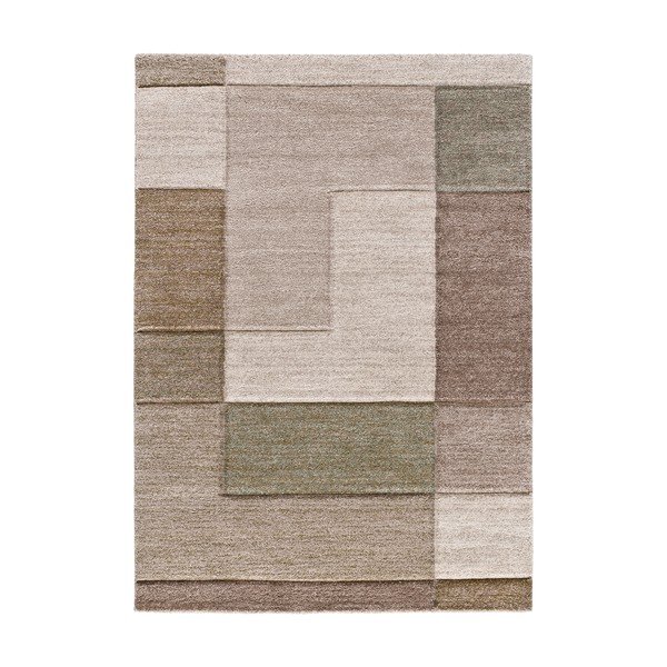 Khaki/béžový koberec 160x235 cm Teva – Universal