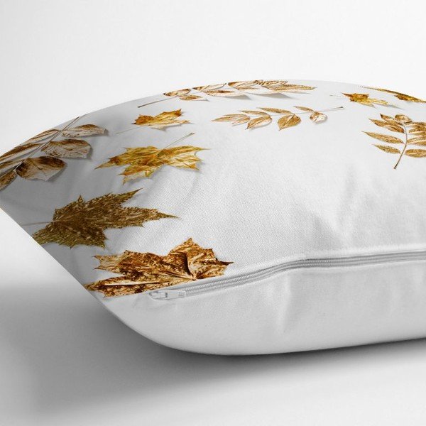 Povlak na polštář Minimalist Cushion Covers Golden Leaves, 42 x 42 cm-image-1