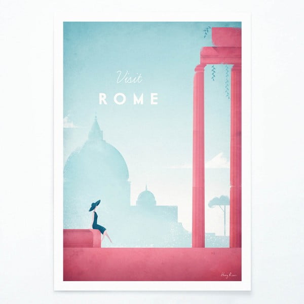 Plakát Travelposter Rome, 30 x 40 cm
