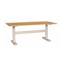 Pracovní stůl s deskou v dubovém dekoru 90x190 cm Tona – Hübsch