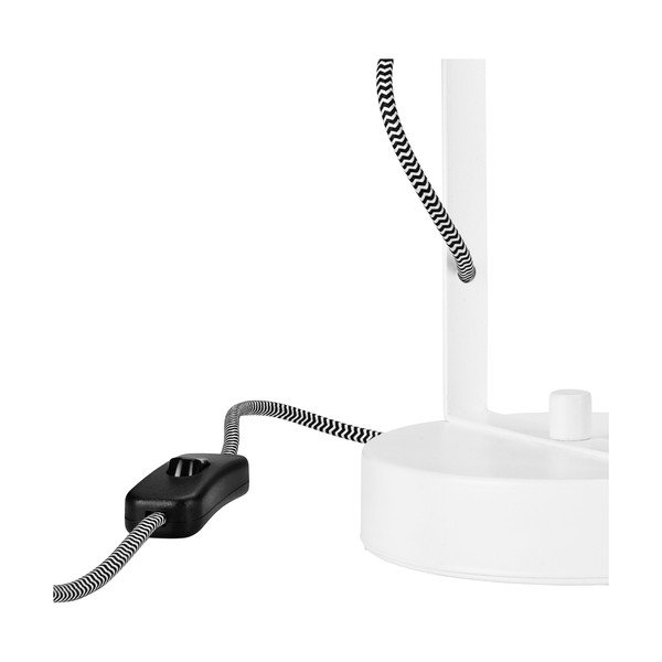 Bílá stolní lampa - LAMKUR-image-4
