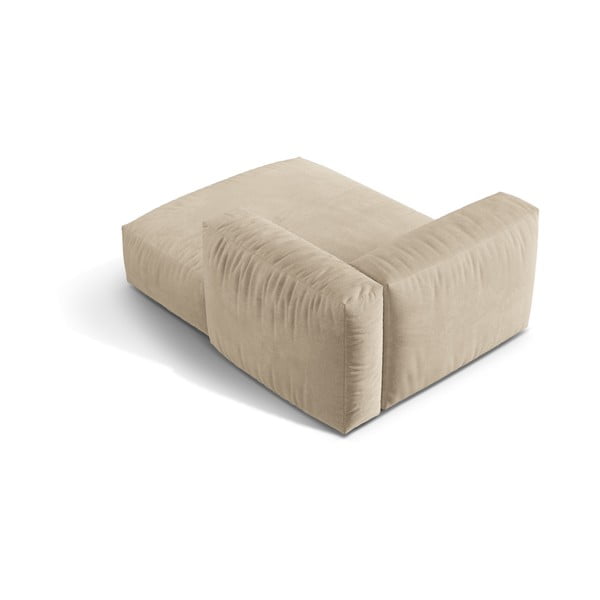 Béžový sametový modul pohovky (pravý roh) Martina – Micadoni -image-2