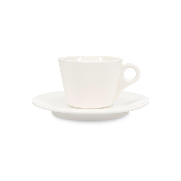 Bílý porcelánový šálek na cappuccino 160 ml Barista – BonBistro-image-3