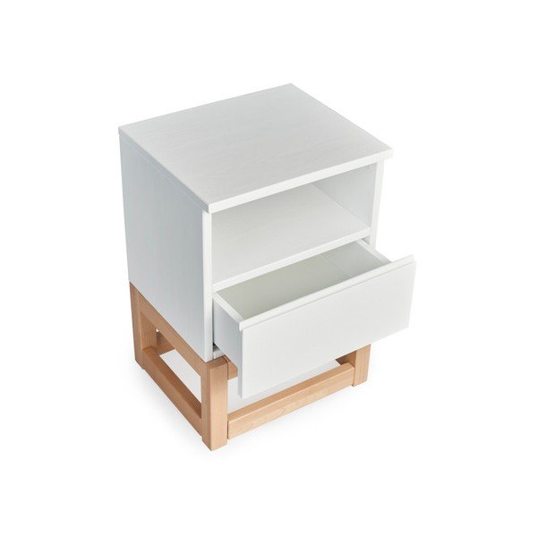 Noční stolek z masivního borovicového dřeva SKANDICA Karin-image-2