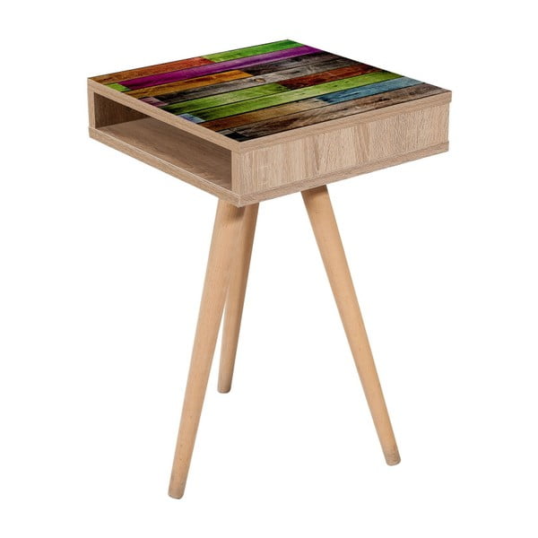 Odkládací stolek Zigon Colors, 40 x 40 cm