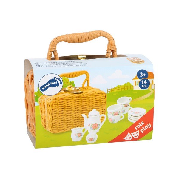 14dílný dětský porcelánový set s kufříkem Legler Coffee-image-3