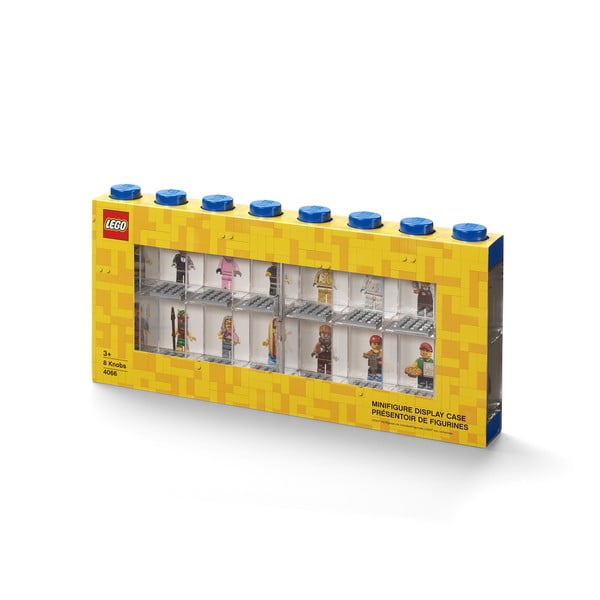 Modrá sběratelská skříňka na 16 minifigurek LEGO®-image-2