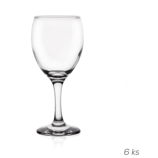 Sklenice na víno v sadě 6 ks 245 ml Empire – Orion-image-4