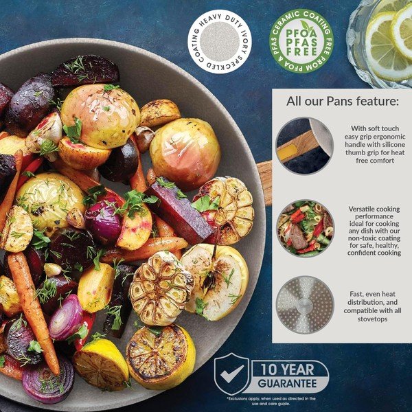 Wok pánev s keramickým povrchem ø 30 cm Signature Range – Cooksmart ®-image-2