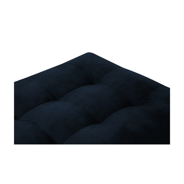 Modrá sametová podnožka Milo Casa Santo-image-4