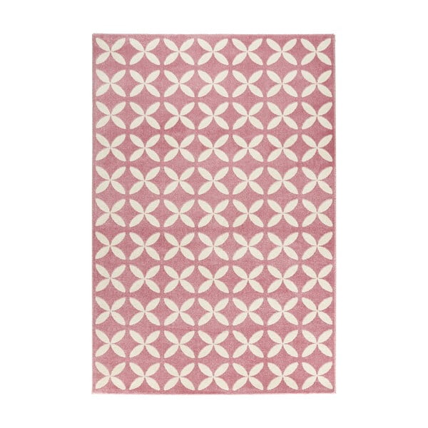 Růžový koberec Mint Rugs Tiffany, 120 x 170 cm