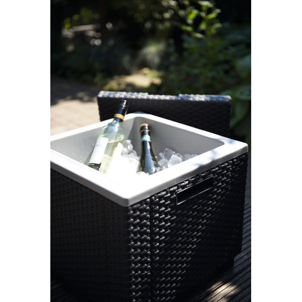 Zahradní stolek se zásobníkem na led 42x42 cm – Keter-image-1