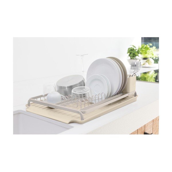 Béžový kovový odkapávač 49x38,5 cm – Brabantia-image-1