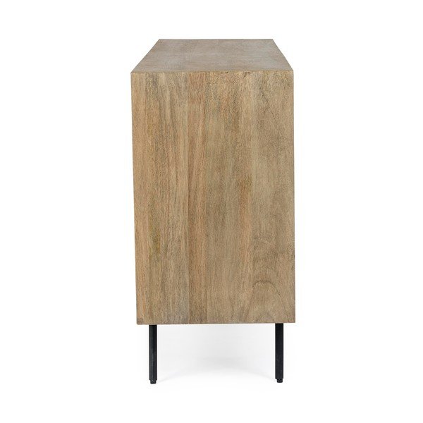 Komoda z mangového dřeva v přírodní barvě 160x83x40 cm Darsey – Bizzotto-image-2