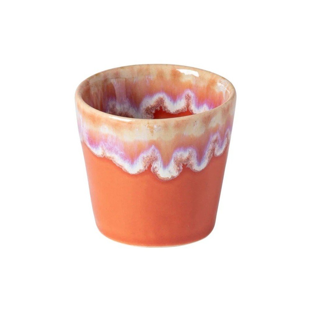 Oranžový kameninový šálek na espresso 100 ml Grespresso – Costa Nova