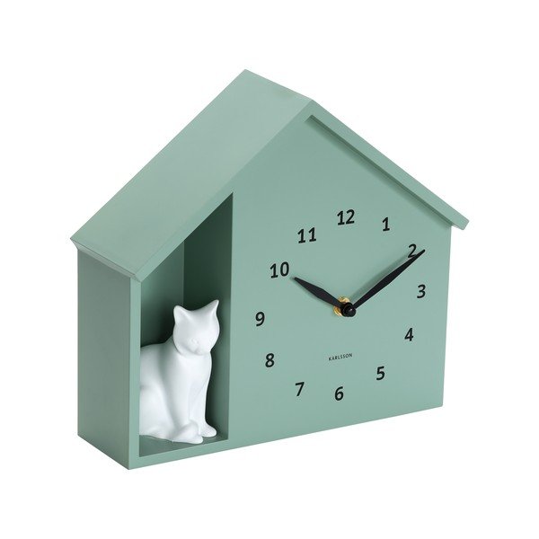 Nástěnné hodiny Sitting Cat – Karlsson-image-1