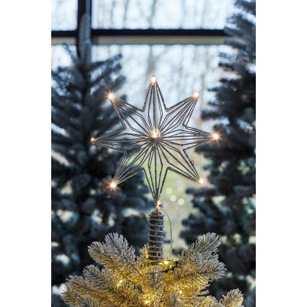 Světelná dekorace na baterky ve stříbrné barvě Chloe – Sirius-image-1