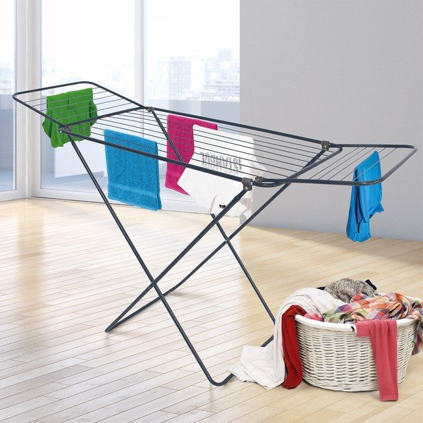 Černý/antracitový sušák na prádlo 15 m – Orion-image-1