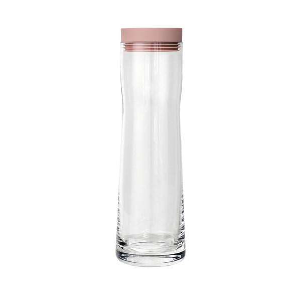 Karafa na vodu s růžovým víčkem Blomus Splash, 1 l