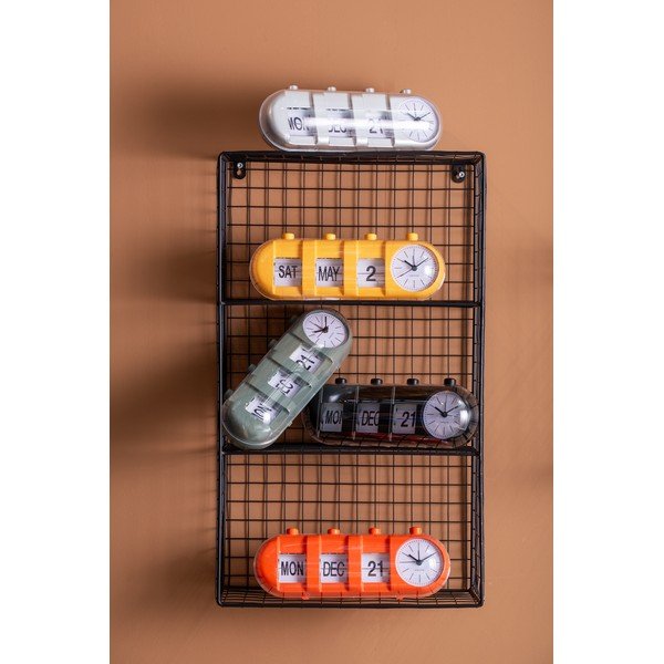 Černá patrová ocelová police 60 cm Reja – PT LIVING-image-1