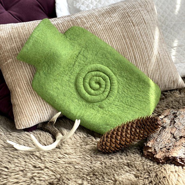 Termofor s obalem ze 100% ovčí merino vlny Classic - Hugo Frosch-image-2