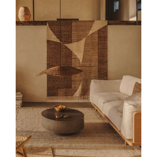 Stínidlo v přírodní barvě ø 80 cm Bisbal – Kave Home-image-2