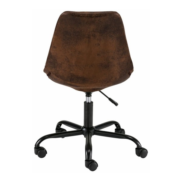 Hnědá kancelářská židle na kolečkách Støraa Dennis-image-2