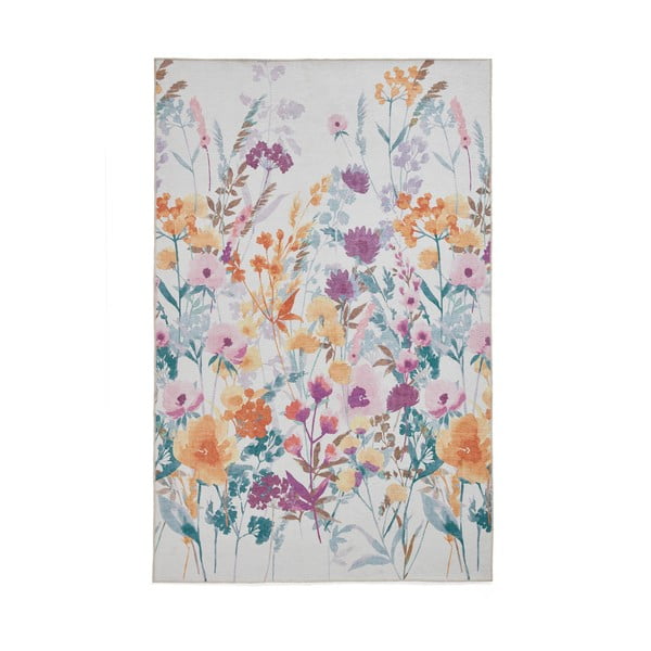 Žlutý pratelný koberec 152x230 cm Country Floral – Catherine Lansfield