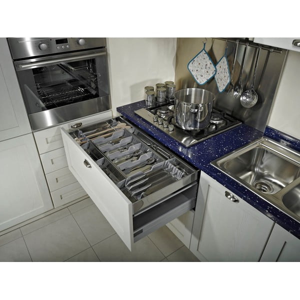 Šedý příborník do zásuvky 33 x 46 cm Flexo – Elletipi-image-2