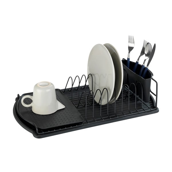 Černý odkapávač na nádobí Wenko Drip Basic-image-2