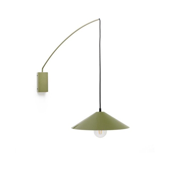 Zelené nástěnné svítidlo ø 35 cm Kally – Kave Home