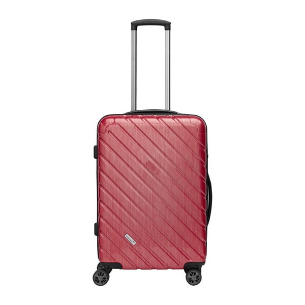Červený cestovní kufr Packenger Atlantico, 110 l