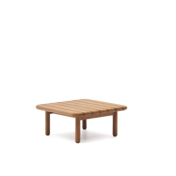 Zahradní odkládací stolek z teakového dřeva 70x70 cm Turqueta – Kave Home