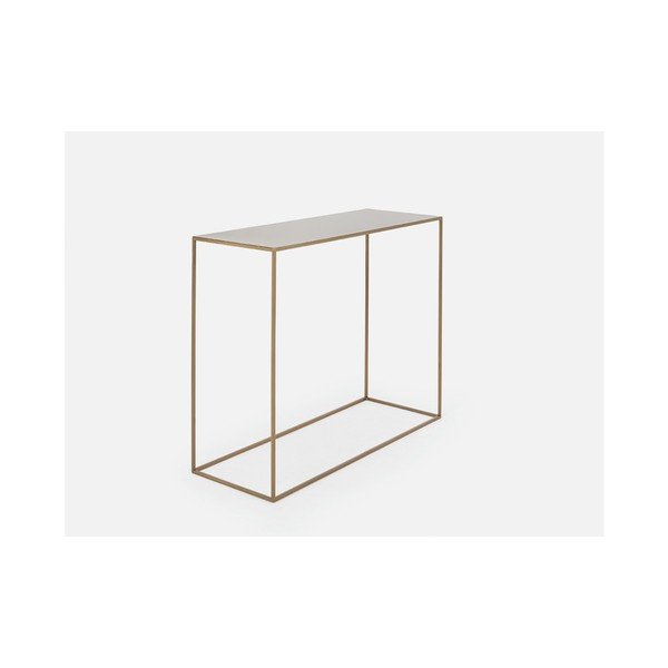 Konzolový kovový stůl ve zlaté barvě CustomForm Tensio, 100 x 35 cm-image-2