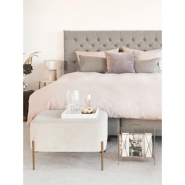 Růžové povlečení z bavlněného saténu 200x135 cm Comfort - Westwing Collection-image-3