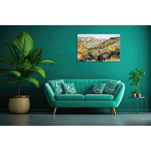 Reprodukce obrazu Auguste Renoir - Hills around the Bay of Moulin Huet, Guernsey, 60 x 40 cm-image-1