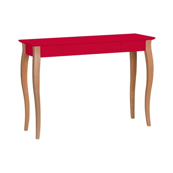 Červený psací stůl Ragaba Lillo, šířka 105 cm