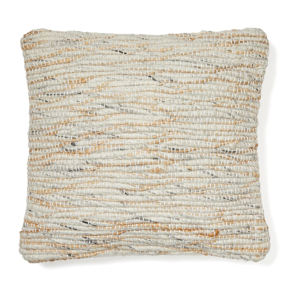Povlak na polštář s příměsí vlny 45x45 cm Selise – Kave Home