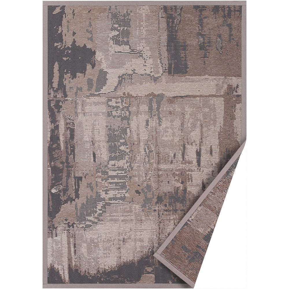 Hnědý oboustranný koberec Narma Nedrema, 70 x 140 cm